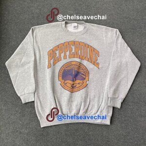 Vintage 90s Pepperdine University Sweatshirt, Christian University in California